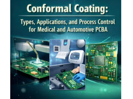 Conformal Coating : Types, Applications, and Process Control for Medical and Automotive PCBA