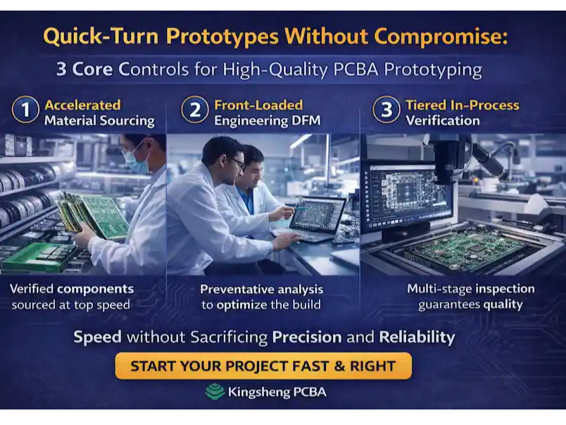 Quick-Turn Prototypes Without Compromise: 3 Core Controls for High-Quality PCBA Prototyping 