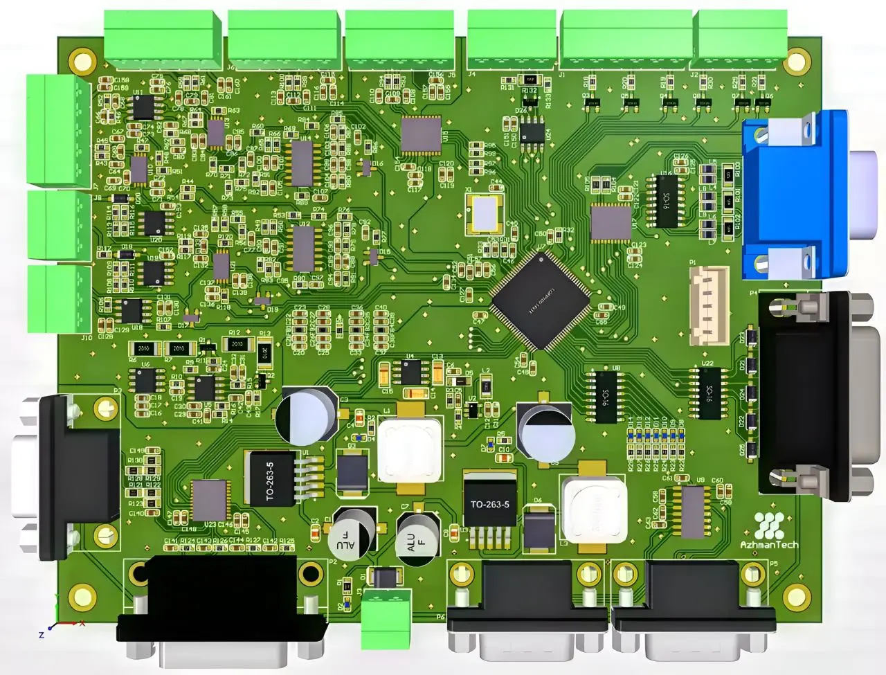 4-axis Industrial CNC Controller PCBA