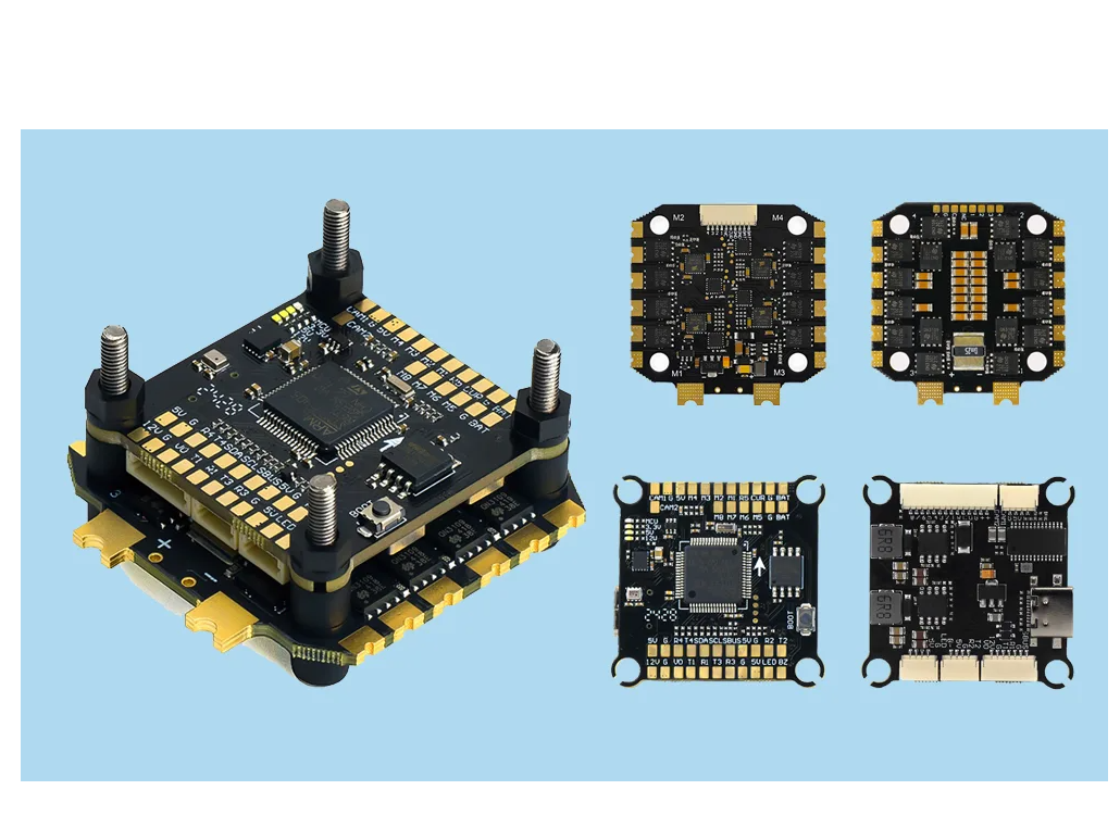 9-Axis Flight Control PCBA