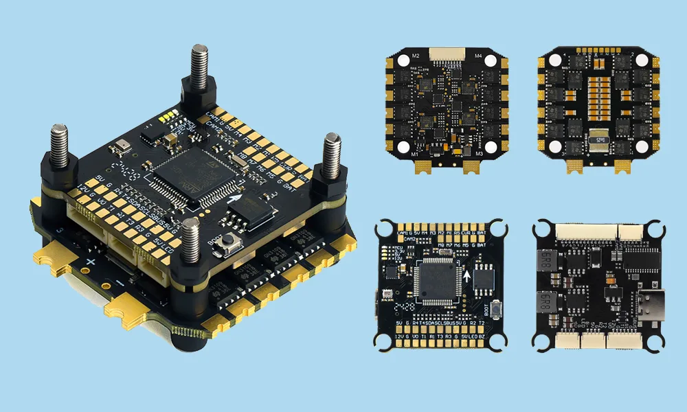 9-Axis Flight Control PCBA